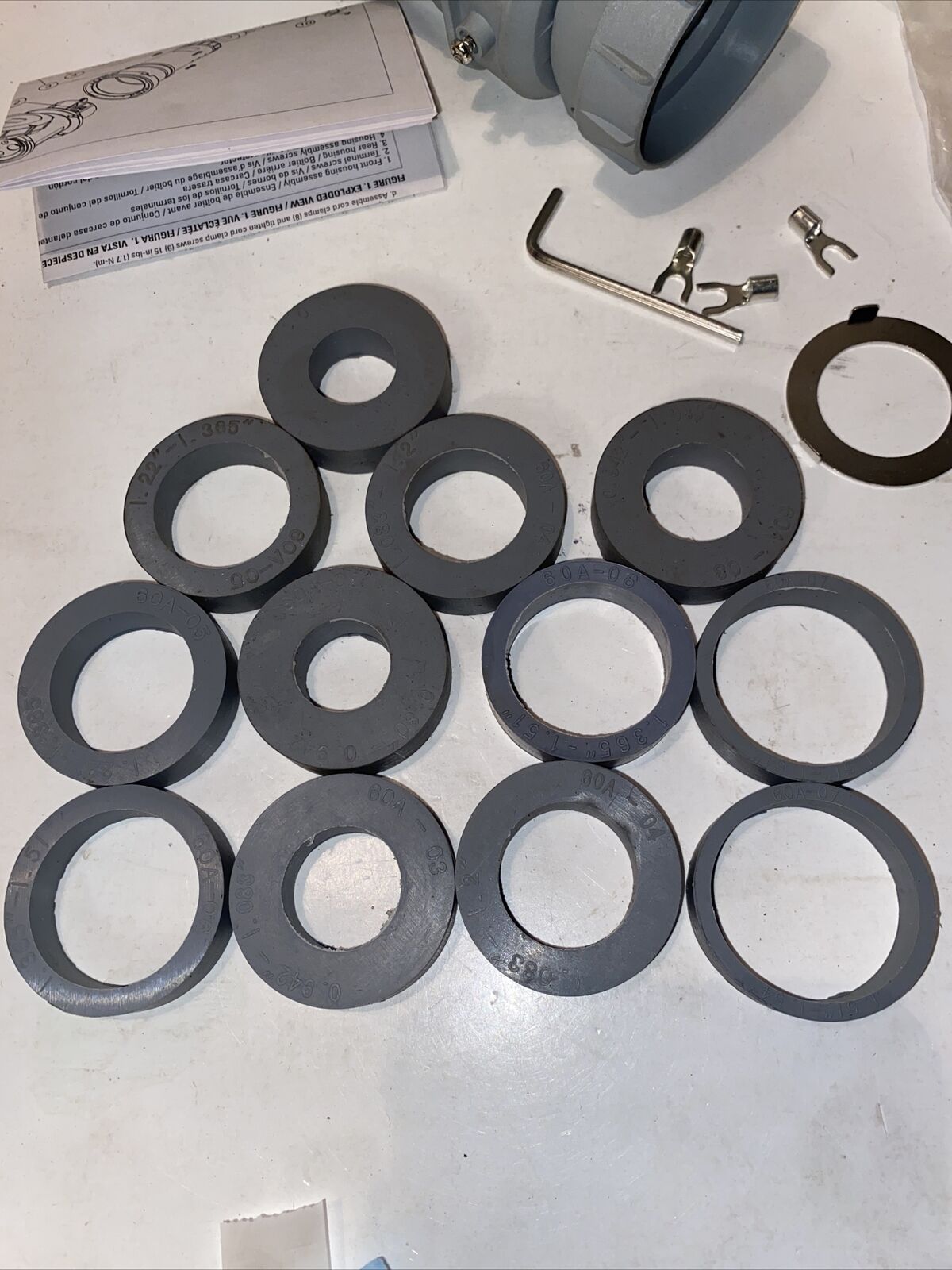 Eaton AH460C7W Pin & Sleeve Watertight Connector 60A 480V 3P4W 15HP IEC 309 - EATON