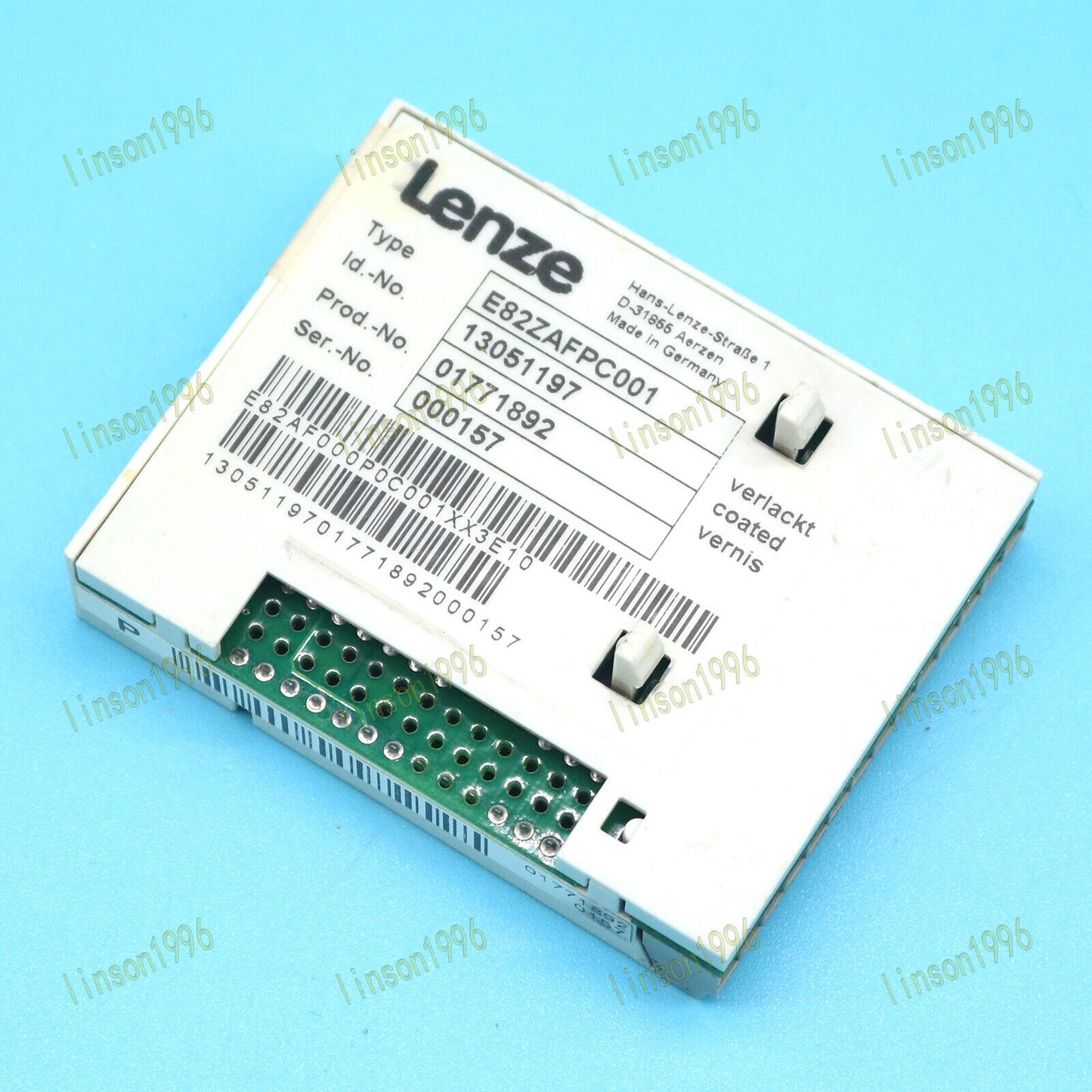 Used One Lenze E82ZAFPC001 IO Board Communication Module - LENZE