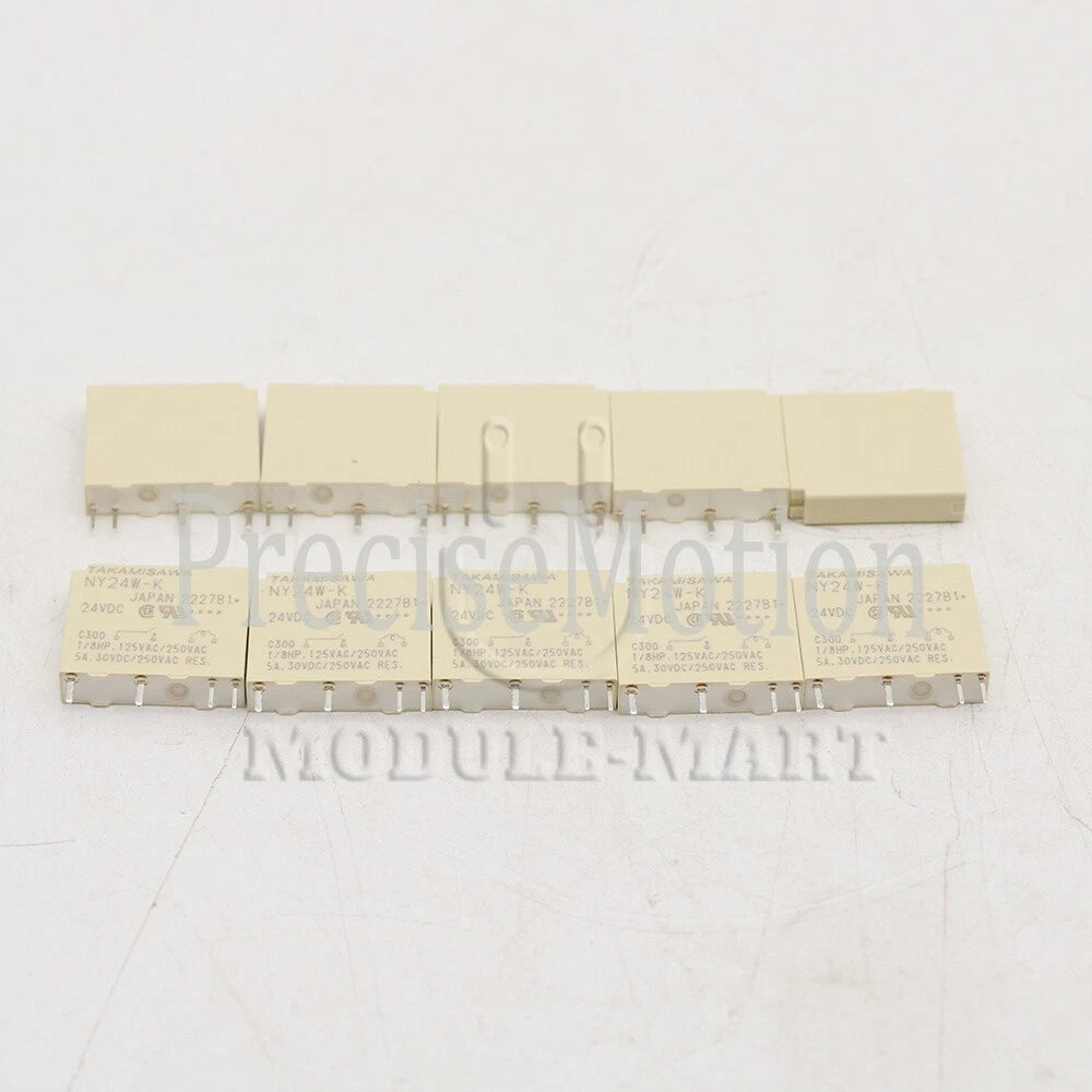 TAKAMISAWA NY24W-K 24VDC DC24V Power Relay 4Pins 5A 10PCS