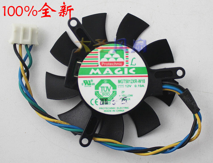 new 45mm MGT5012XR-W10 4Pin Fan For VGA Video Card nVIDIA ATI 39*39*39mm