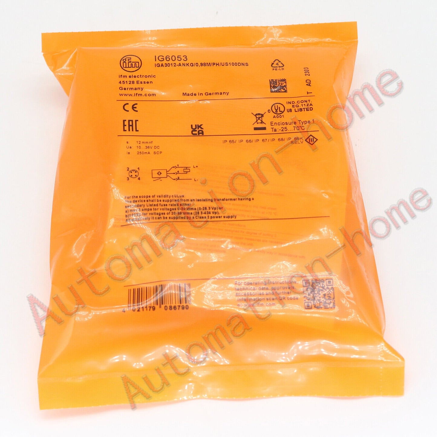 1Pcs IFM IG6053 Proximity Switch Sensor - IFM
