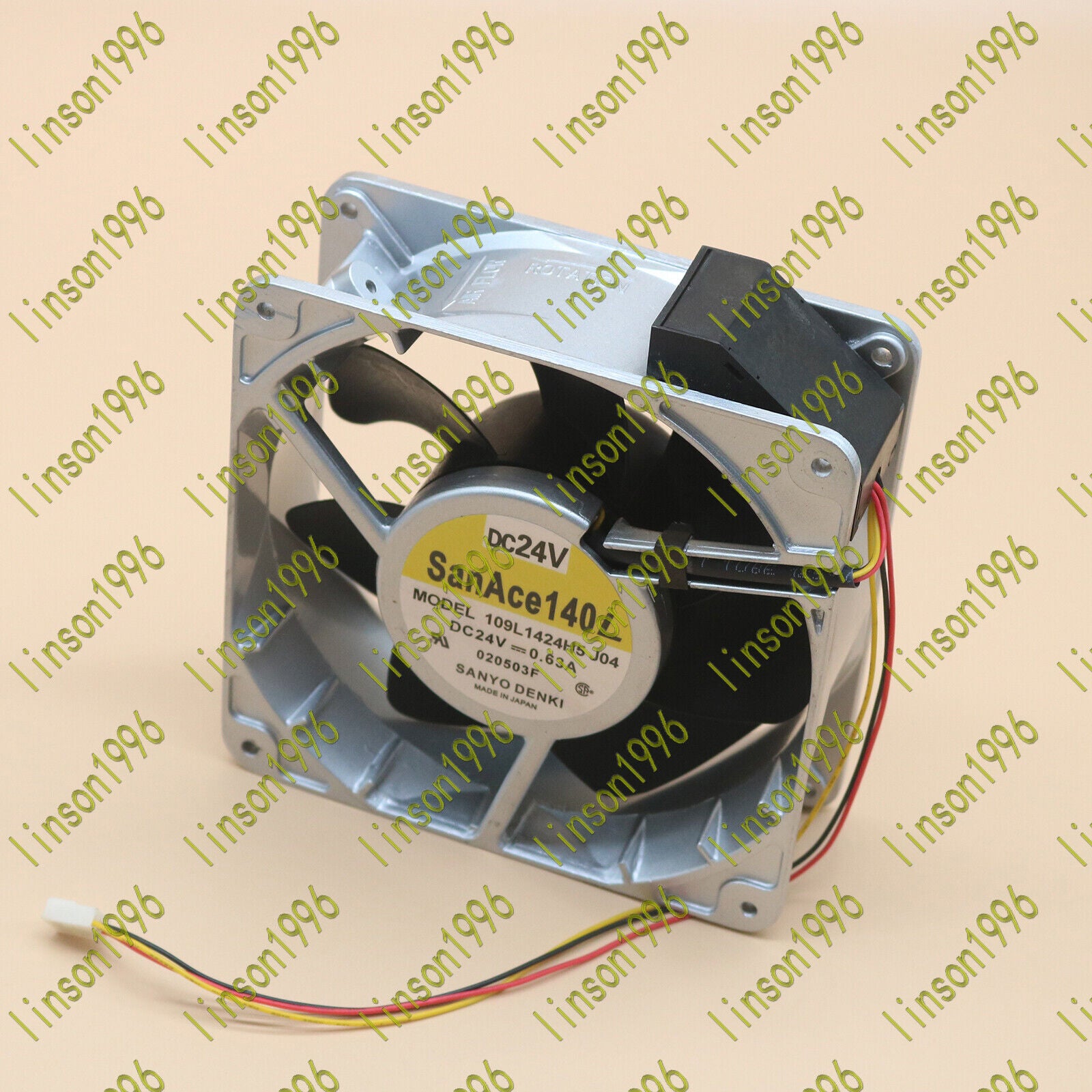 109L1424H5J04 cooling fan 24V 0.63A SANYO San Ace140L model Fast Delivery - SANYO