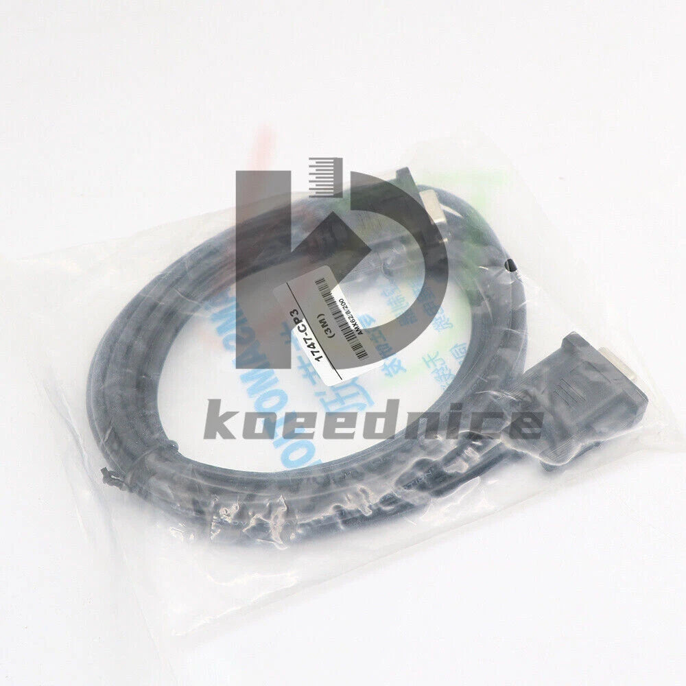 2Pc 1747-CP3 PLC Programming Cable For SLC5/03/04/05 Series PLC 9PIN 1747CP3 #US
