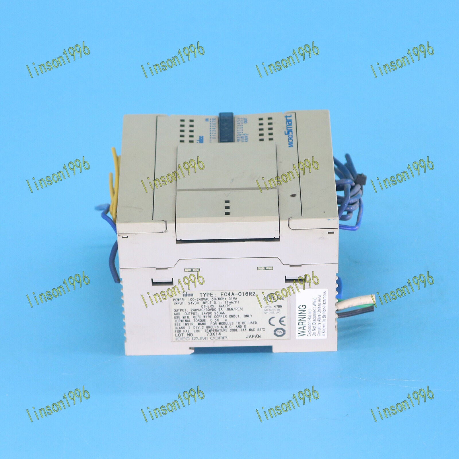 Used 100-240VAC MicroSmart PLC CPU FC4A-C16R2 - IDEK