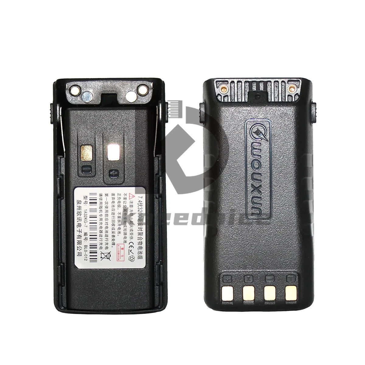 High Capacity Battery 2200mAh for KG-UV9D UV2Q UV9DMate HAM Radio USB C Port