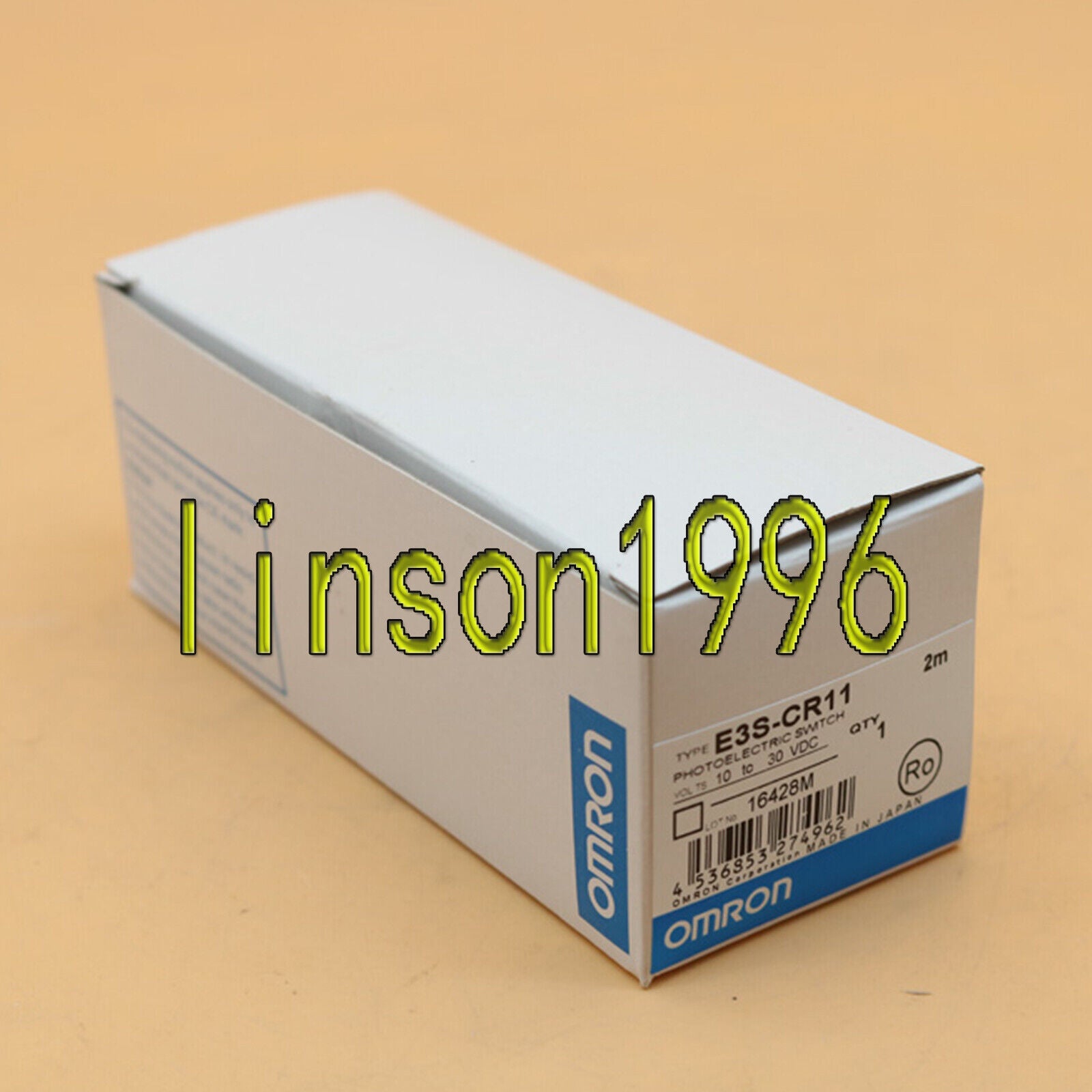 new  Omron E3S-CR11 Photoelectric Switch Sensor E3SCR11 10-30VDC 2M