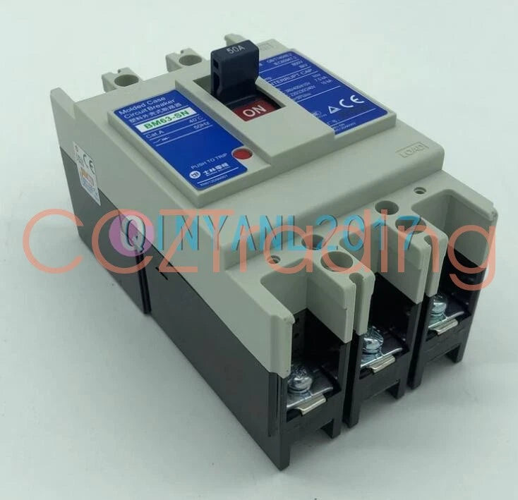 1PCS Shihlin Molded case circuit breaker BM63-SN 3P 20A 30A 40A 50A 63A