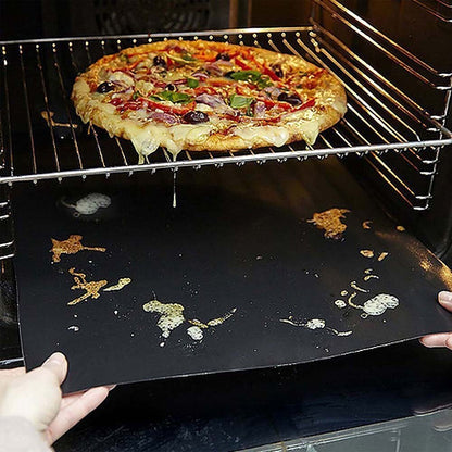 10-Packs BBQ Grill Mat for Teflon Fiber Bake Non Stick Grilling Mats