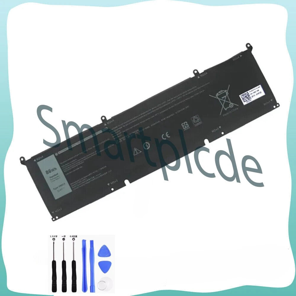 86Wh 69KF2 Battery For Dell XPS 15 9500 9510 Precision 5550 M59JH M15 M17