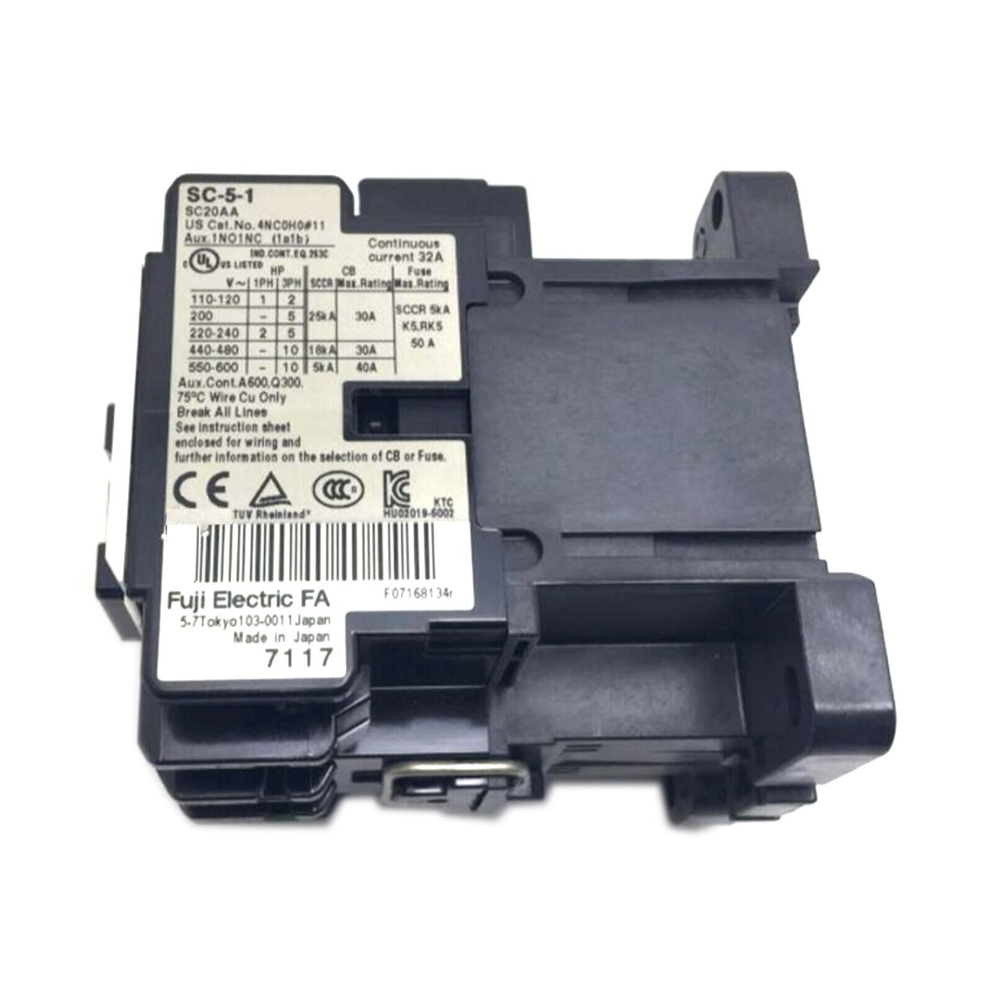 1PC FUJI SC-5-1 AC220V Contactor - FUJI ELECTRIC CO., LTD.