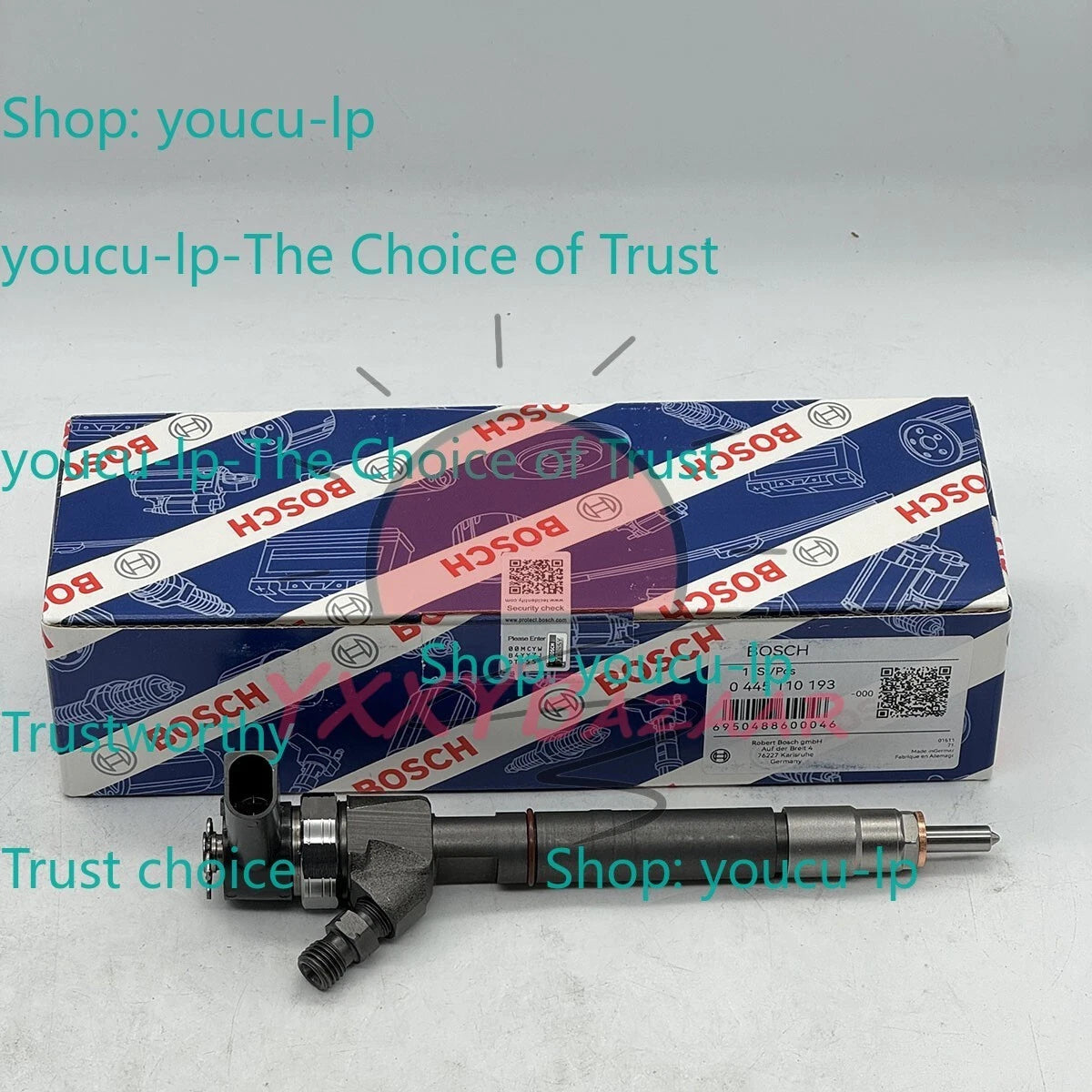 6X Diesel Fuel Injector 0445110193 for 2005 2006 Mercedes E320 3.2L OM648 BOSCH~