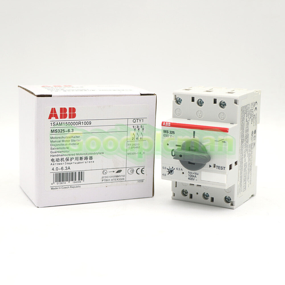 ABB MS325-6.3 Protective Circuit Breaker 1SAM150000R1009