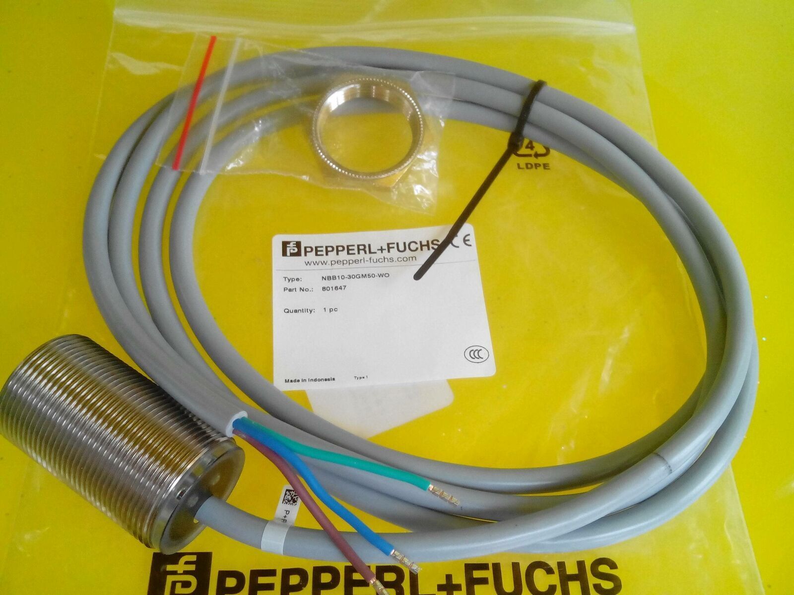 Pepperl+Fuchs NBB10-30GM50-W0 PROXIMITY SENSOR - PEPPERL+FUCHS