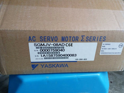 1PC YASKAWA AC SERVO MOTOR SGMJV-08ADC6E