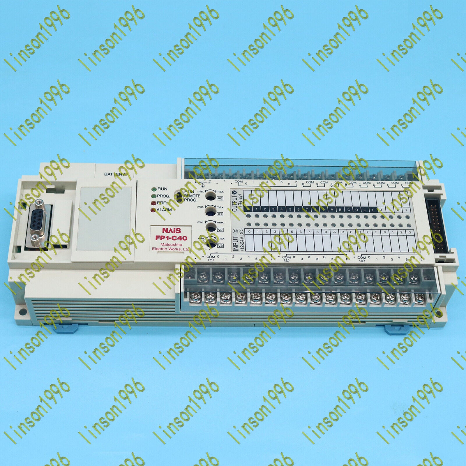 Used FP1-C40 Panasonic PLC Controller with 12413C-F Module - PANASONIC