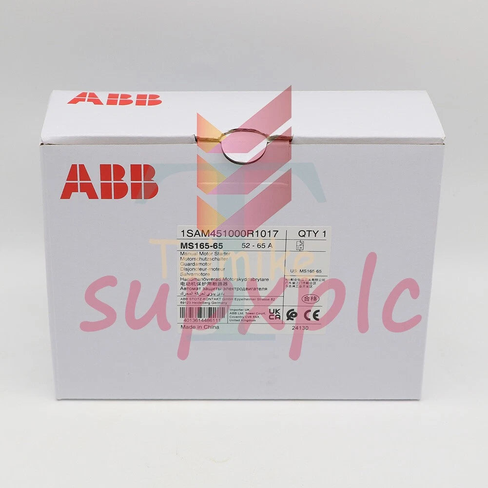 ABB MS165-65 52-65A 1SAM451000R1017 Motor Starter 1PC