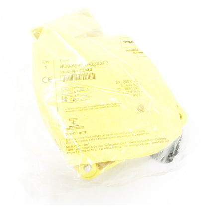 Turck NI60-K90SR-FZ3X2 2-Wire AC DC Non-Embeddable Rectangular Inductive Sensor - TURCK