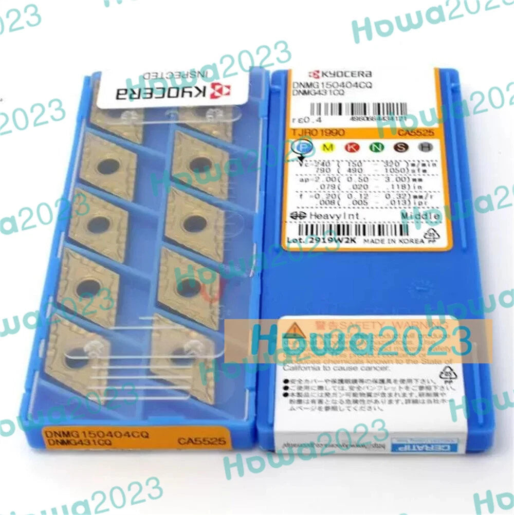 10Pcs/BOX Kyocera DNMG150404CQ CA5525 Turning Blade Carbide Inserts