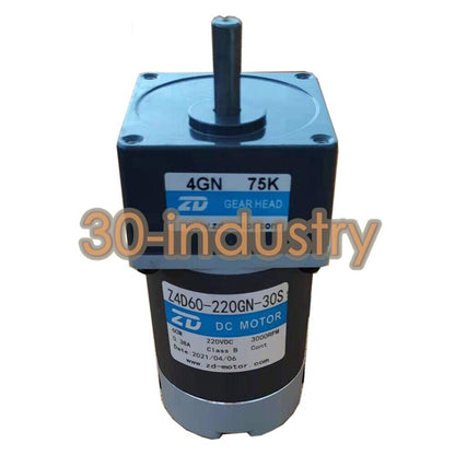 60W Gear Motor Z4D60-220GN-30S/4GN75K 220VDC 3000RPM - KOEED