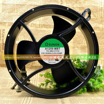 new SUNON A1259-MBT TC.GN 25489 25.4CM 115V 0.23A Round Cooling Fan