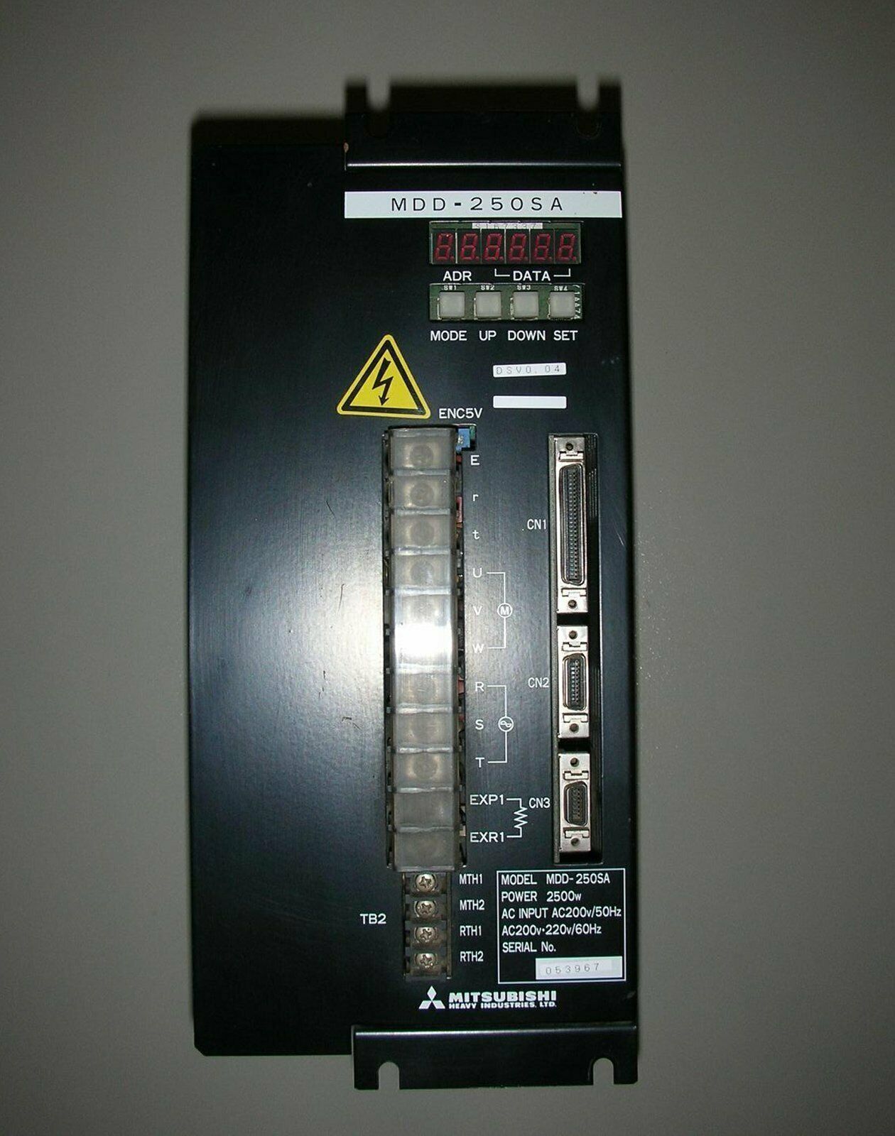 used ONE MDD-250SA MDD250SA Tested It in good condition - MITSUBISHI