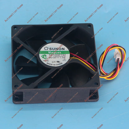 12V 1.7W KD1209PTS2 Cooling Fan for SUNON Cooler 92x92x25mm 2400RPM 3pin - SUNON