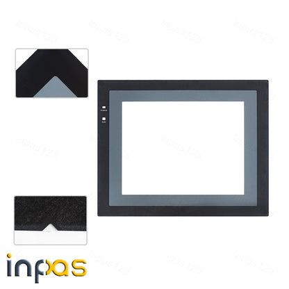 new For NT631C-ST151-E Touch screen Panel glass with overlay film
