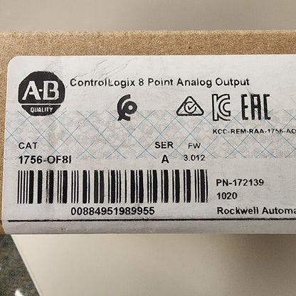 Sealed Allen Bradley 1756-OF8I ControlLogix 8 Point Analog Output Module - ALLEN BRADLEY