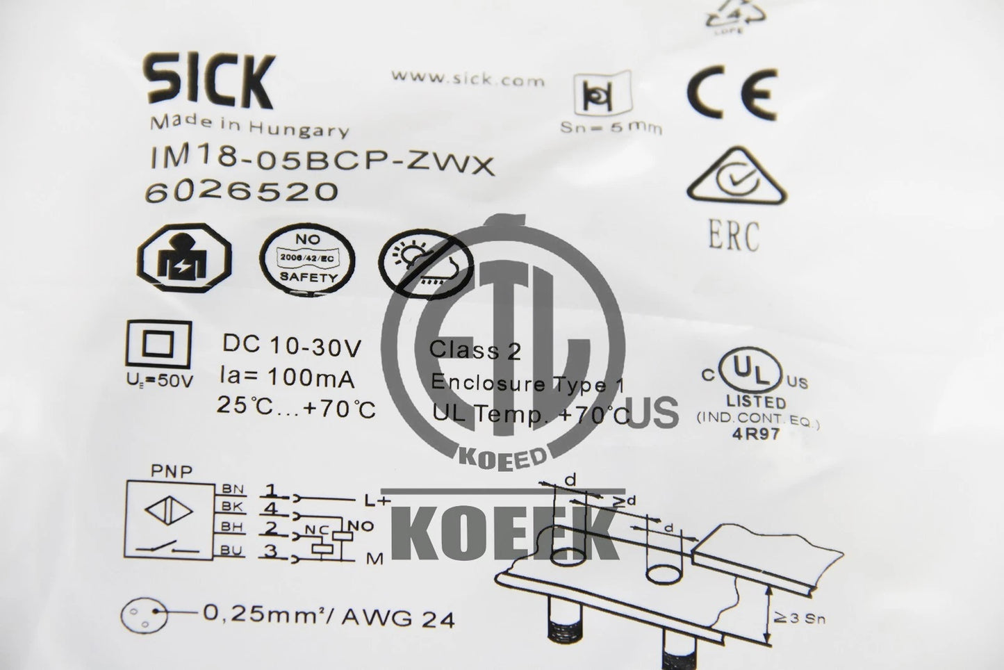 SICK IM18-05BCP-ZWX Proximity Sensor #ko