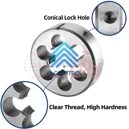 1 1/4"-20 UN Thread Die Right Hand, 1-1/4 x 20 UN Round Threading Die #US