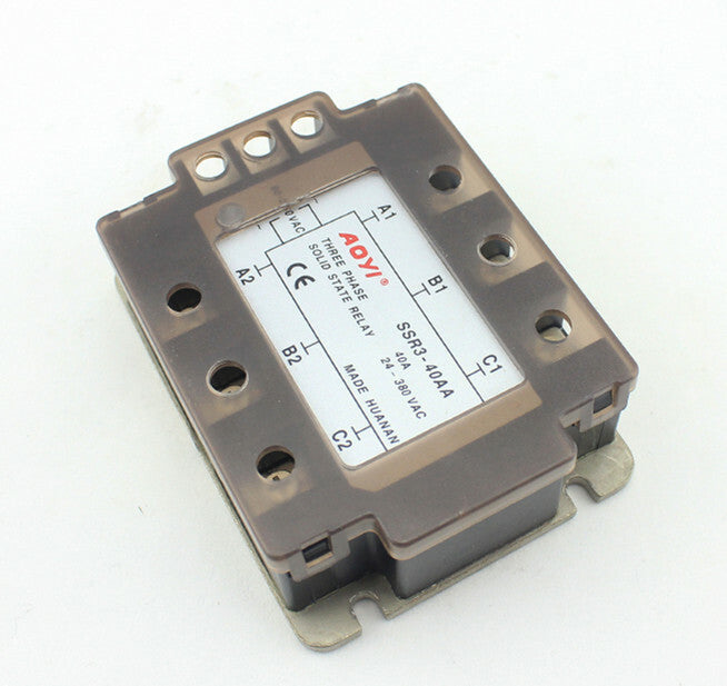 new Three-phase solid state relay SSR3-AA 10A 25A 40A 90A AC-AC 80-250V/24-380V AC