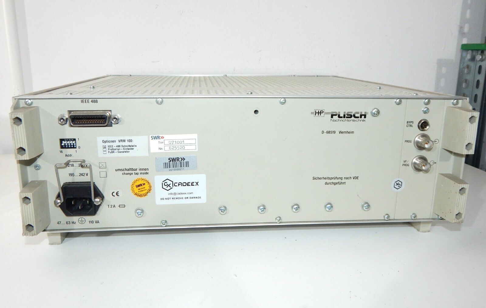 Plish VRM100 VF/RF Measuring Signal Generator - PLISH