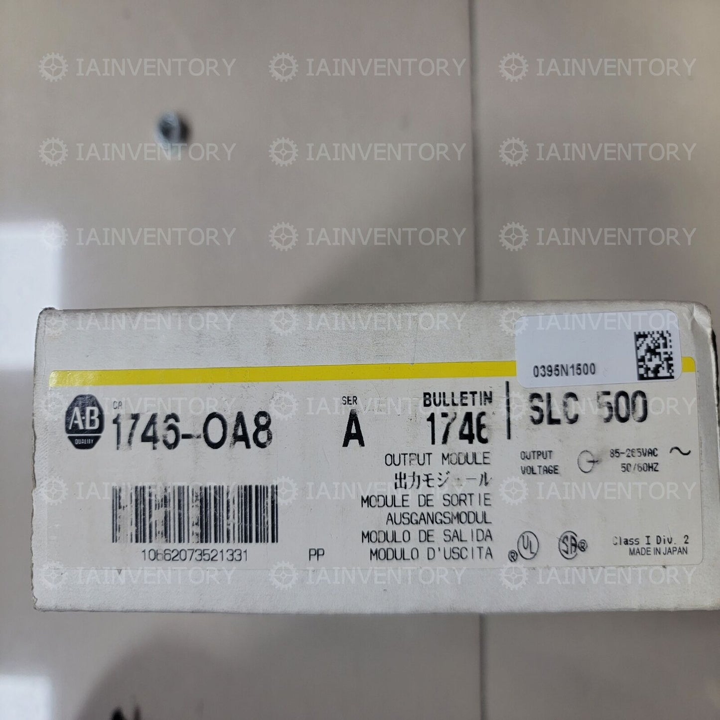 Allen-Bradley Fast with 1 Year 1746-OA8 New in Box - ALLEN-BRADLEY