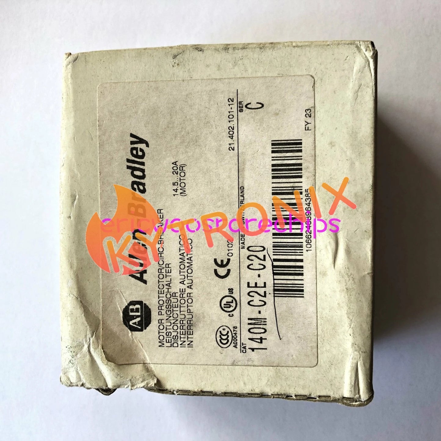 1pc 140M-C2E-C20 Motor Protector Circuit Breaker 2P 20A with warranty