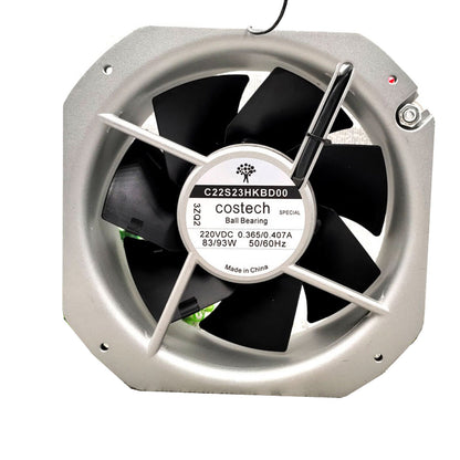 COSTECH C22S23HKBD00 All Metal Cooling Fan 230V new-in-box - COSTECH