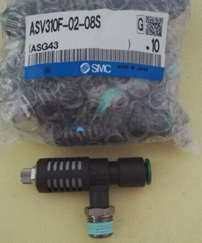 10PCS  FOR SMC Exhaust throttle valve ASV310F-02-08S
