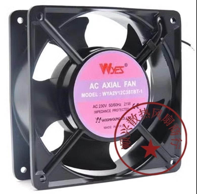 1PCS WYA2V12C38TBT-1 12038 AC230V 21W 12CM Cooling Fan