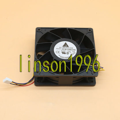 Delta Electronics PFB1248UHE 4Pin DC Brushless Cooling Fan - DELTA ELECTRONICS