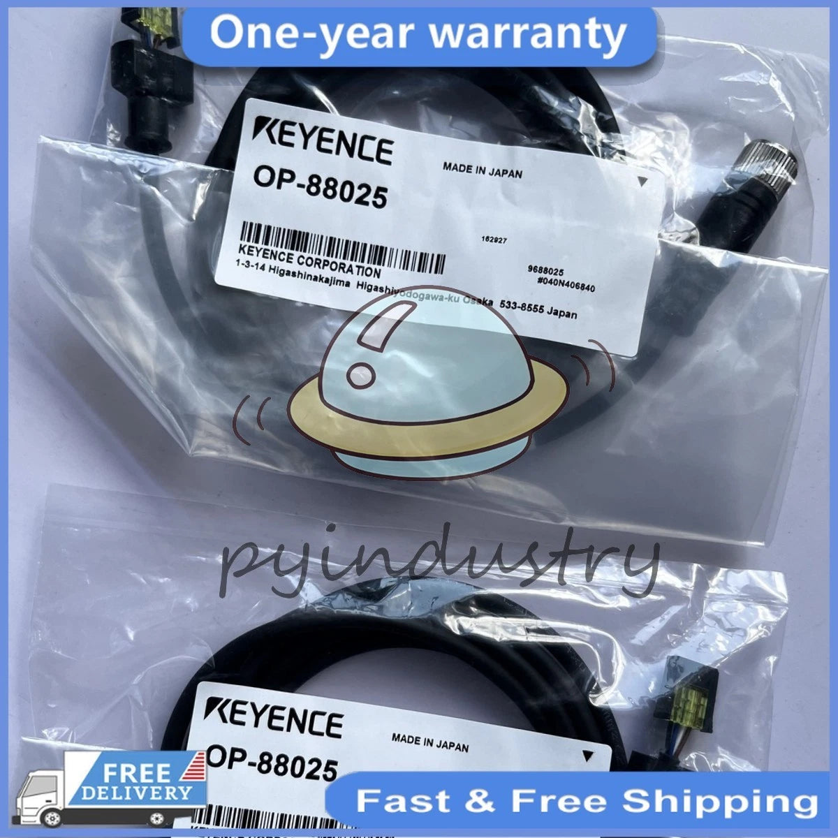 OP-88025 1PC Keyence Sensor Cordset Cable OP88025