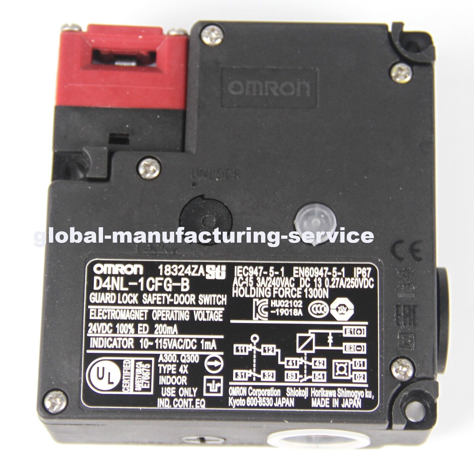 new OMRON D4NL-1CFG-B Guard Lock Safety Door Switch - OMRON