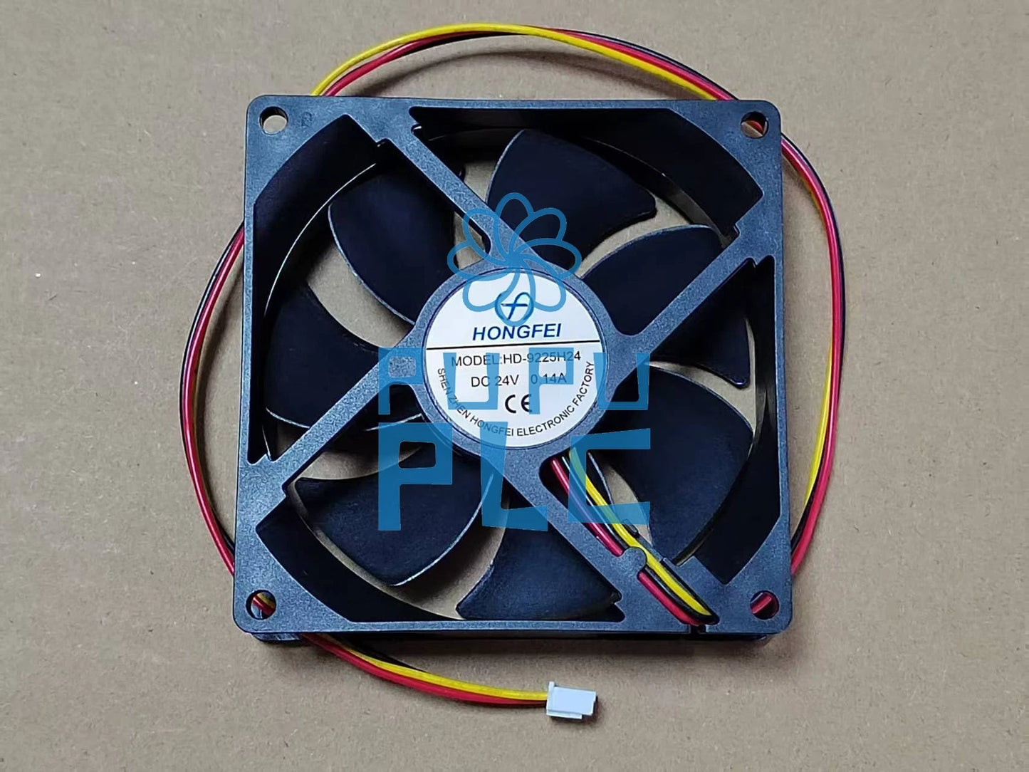 1Pcs HONGFEI HD-9225H24 DC24V 0.14A 3-wire inverter cooling fan~