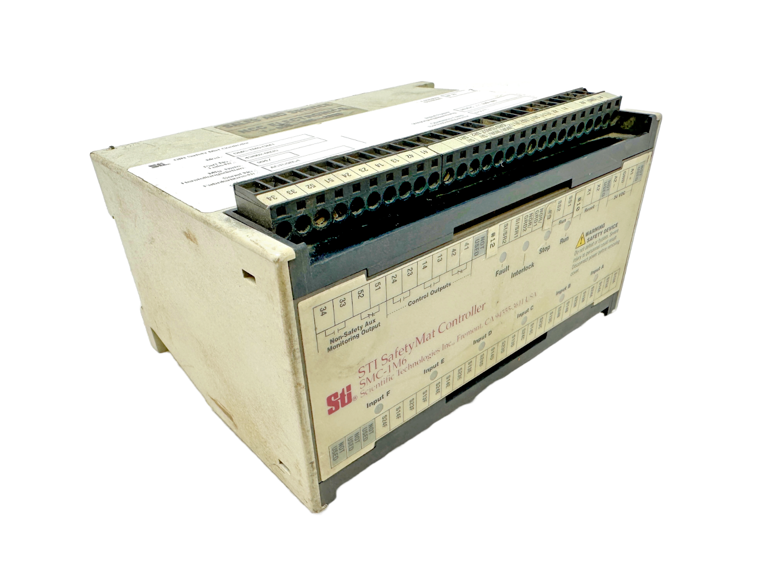 used STI SMC-1M6 SafetyMat Controller - STI