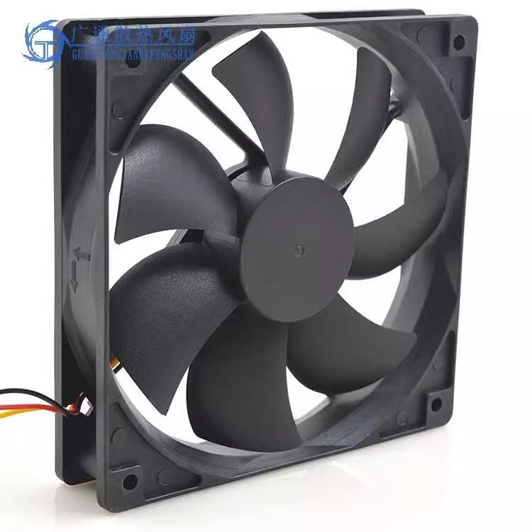 YDS Y12025S 12025 DC12V 0.14A 12CM 3-Wire Mute Cooling Fan
