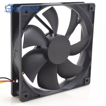 YDS Y12025S 12025 DC12V 0.14A 12CM 3-Wire Mute Cooling Fan