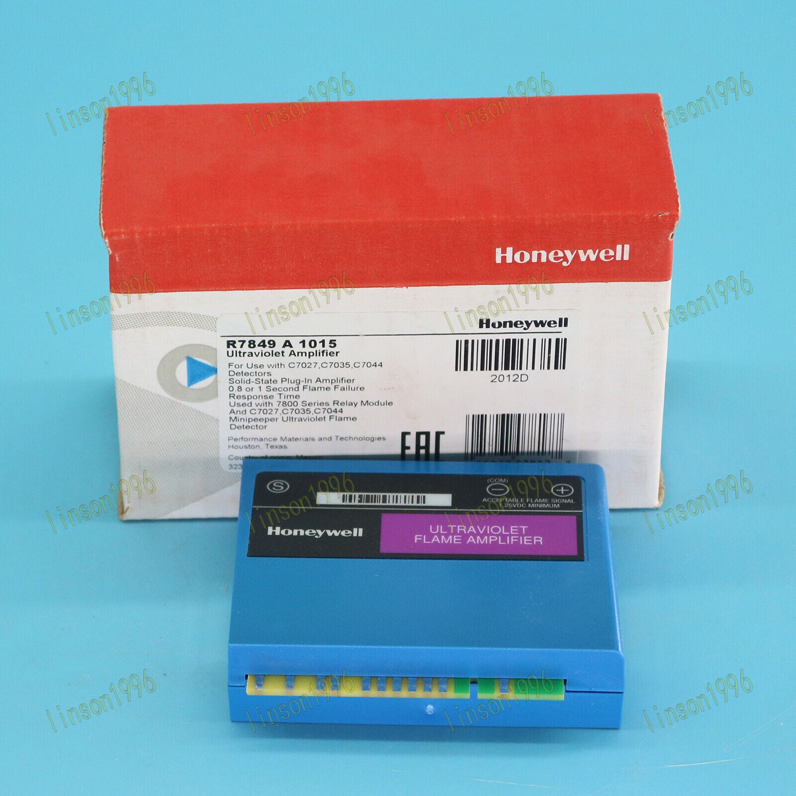 new 1PC  Honeywell Ultraviolet Flame Amplifier R7849 A 1015  SHIP Honeywell