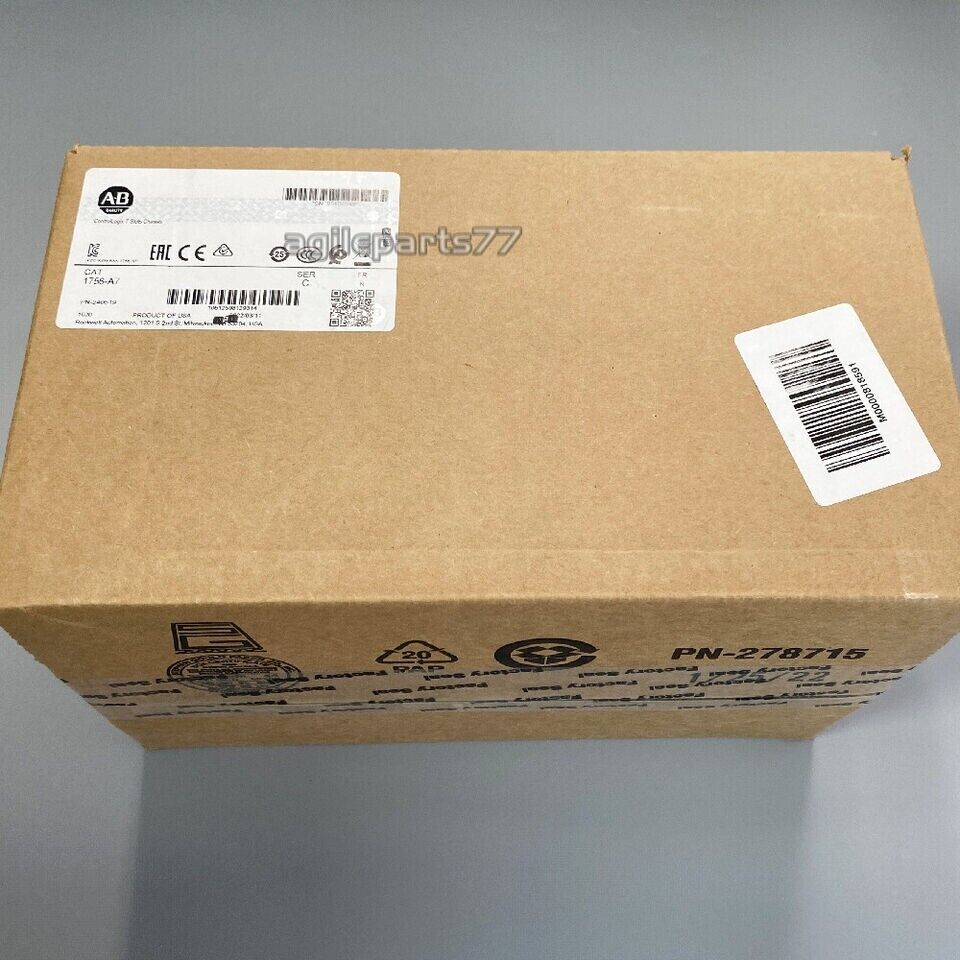 Allen-Bradley SER C ControlLogix 7 Slots Chassis Model 1756-A7 New Factory Sealed - ALLEN-BRADLEY