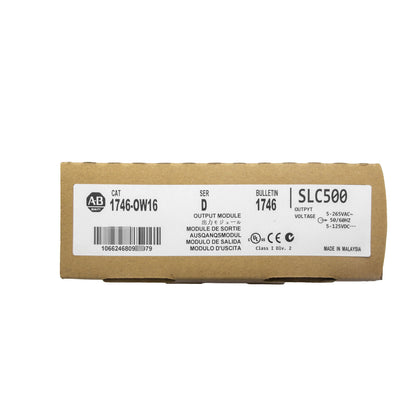 Allen Bradley SerD Output Module 1746-OW16 SLC 500 Factory Sealed - ALLEN BRADLEY