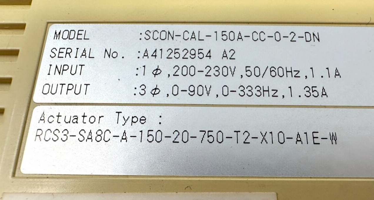 used IAI SCON-CAL-150A-CC-0-2-DN Position Controller - IAI