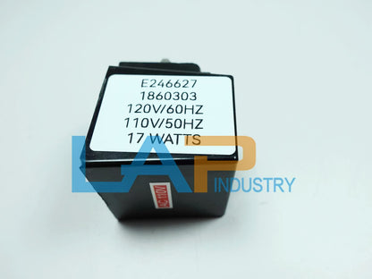 110V Hydraulic Solenoid Valve Coil Replacement E246627 1860303 - OMRON