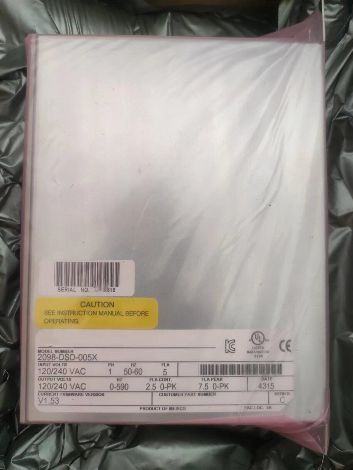 In Stock Brand New AB 2098-DSD-005X Overnight Shipment - BRAND NEW